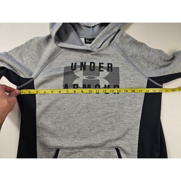 Under armour storm size medium M Womens hoodie with thumbholes active grey ^ - Picture 7 of 8
